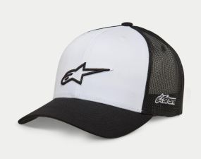 Casquette Alpinestars Ageless Outline Trucker Blanc Noir