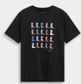 Tee Shirt Alpinestars Many Noir