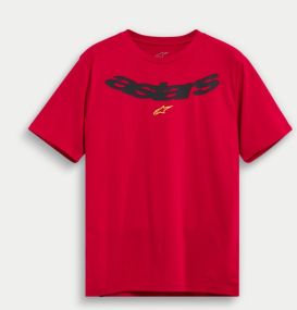 Tee Shirt Alpinestars Elliptic Rouge