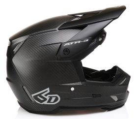 Casque 6D ATR-3 Solid Noir Matt Carbone