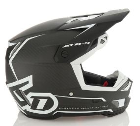 Casque 6D ATR-3 Nova Blanc Matt Carbone