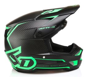 Casque 6D ATR-3 Nova Vert Matt Carbone