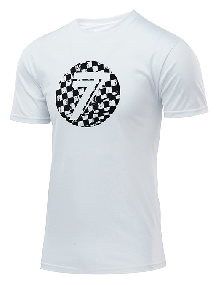 Tee Shirt Enfant Seven Dot Blanc/Checkmate