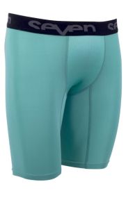 Short Seven Zero Compression Noir Aqua