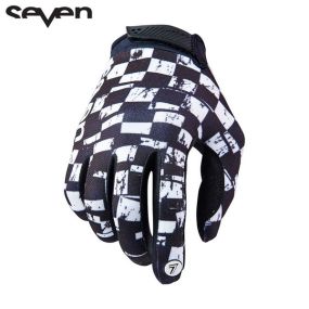Gants Seven Annex Checkmate Blanc