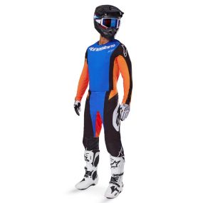 Tenue Complète Alpinestars Techstar Melt Orange Bleu