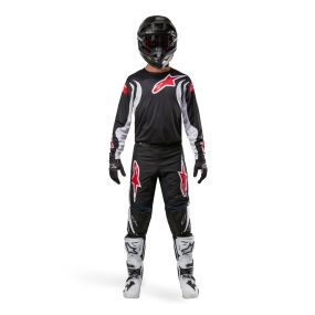 Tenue Complète Alpinestars Fluid Lucent Noir Blanc