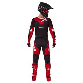 Tenue Complète Enfant Alpinestars Racer Veil Noir Rouge