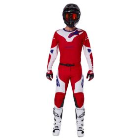Tenue Complète Enfant Alpinestars Racer Veil Rouge Blanc