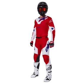 Tenue Complète Alpinestars Racer Veil Rouge Blanc
