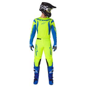 Tenue Complète Alpinestars Fluid Haul Jaune Fluo Bleu