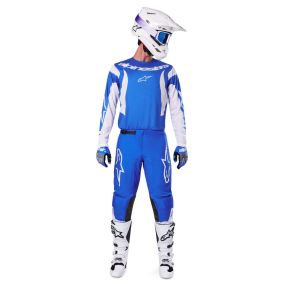 Tenue Complète Alpinestars Fluid Haul Bleu Blanc