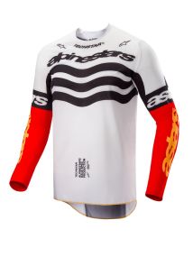 Maillot Alpinestars Techstar Deep Edition Limitée Noir Blanc Rouge