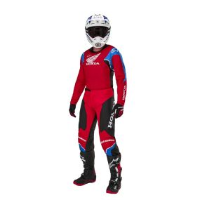 Tenue Complète Alpinestars Honda Racer Iconic Rouge Noir Blanc