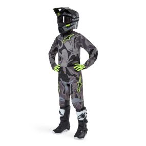 Tenue Complète Enfant Alpinestars Racer Tactical Gris Camo