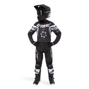 Tenue Complète Enfant Alpinestars Racer Hana Noir Blanc
