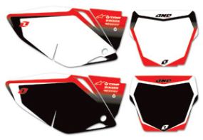 Fonds de plaques liserets HONDA M9