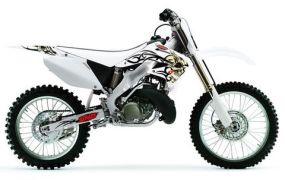 Kit déco seul Tatoo white HONDA 125/250 CR 02/07