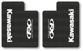 Stickers de fourche carbone FX Kawasaki