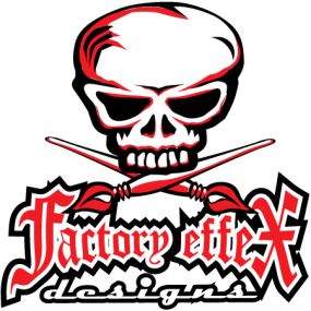 Pack de 5 autocollants FX Skull