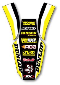 Déco de garde boue arrière FX SUZUKI