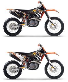 Kit déco BUD KTM SX 2011