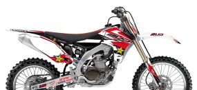 Kit déco complet BUD white  YZF 2010