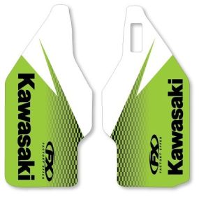 Déco de protèges fourche FX vert KX/F