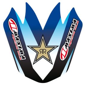 Déco de garde-boue avant BUD 125/250 YZ06