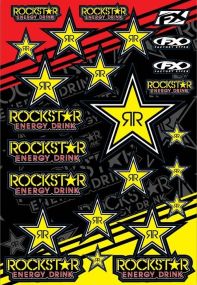 PLANCHE STICKERS FACTORY EFFEX ROCKSTAR GOLD