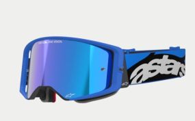 Masque Alpinestars Supertech Stream Bleu ecran miroir Bleu