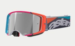 Masque Alpinestars Supertech Stream Gris Multiecran miroir Argent
