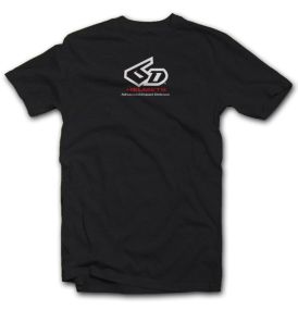 Tee shirt 6D Helmet Classic logo Noir