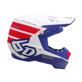 Casque 6D ATR-2 Stripe Rouge Blanc
