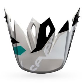 Visière de rechange Battleship Gris/Aqua pour casque Seven/Bell MX-9