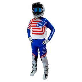 Tenue Complète Enfant Bud 95' EVO Patriotic' / Blanc