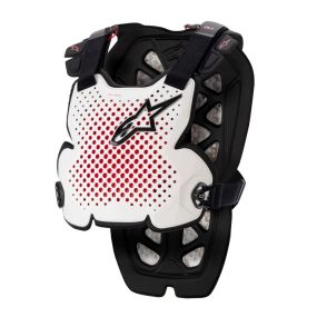 Pare-pierre Alpinestars A1 Pro Blanc Noir Rouge
