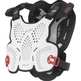 Pare Pierres Alpinestars A1 Blanc Noir Rouge