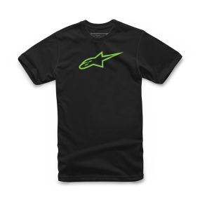 Tee Shirt Alpinestars Ageless Classic Noir Vert