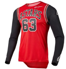 Maillot Alpinestars Techstar ACUMEN Rouge Noir Blanc