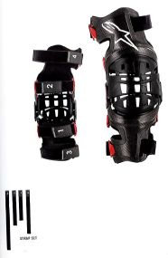 Kit Straps de Genouillères Alpinestars Bionic 7/10