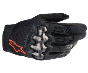 Gants Alpinestars Megawatt Noir Rouge Fluo