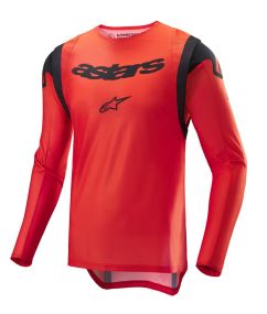 Maillot Alpinestars Supertech Edition Limitée Ember Rouge Fluo Rouge Brillant Noir