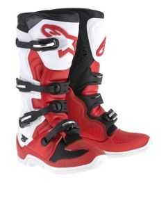 Bottes Alpinestars Tech 5 Rouge Blanc Noir