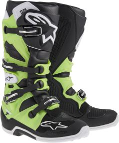 Bottes Alpinestars Tech 7 Noir / Vert