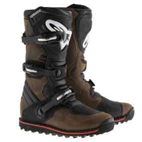 Bottes Alpinestars Tech T Marron Huilé