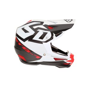 Casque 6D ATB-1 BMX/DH Switch Rouge Blanc Noir