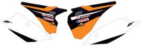 Fonds de plaque BUD KTM 125->450 SX/F 2013->