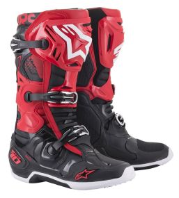 Bottes Alpinestars Tech 10 Rouge Noir