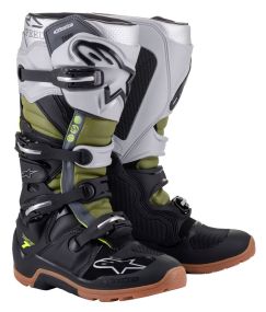 Bottes Alpinestars Tech 7 Enduro Noir Argent Vert